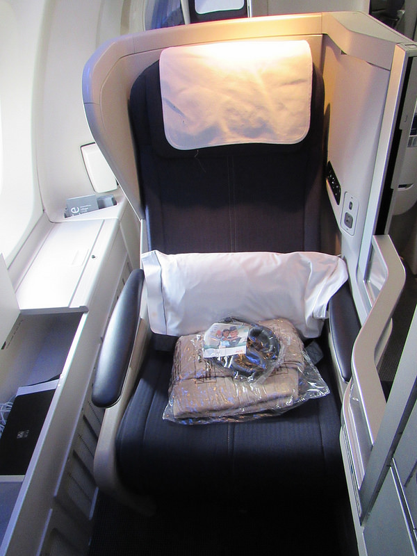 British Airways Club World Seat 747