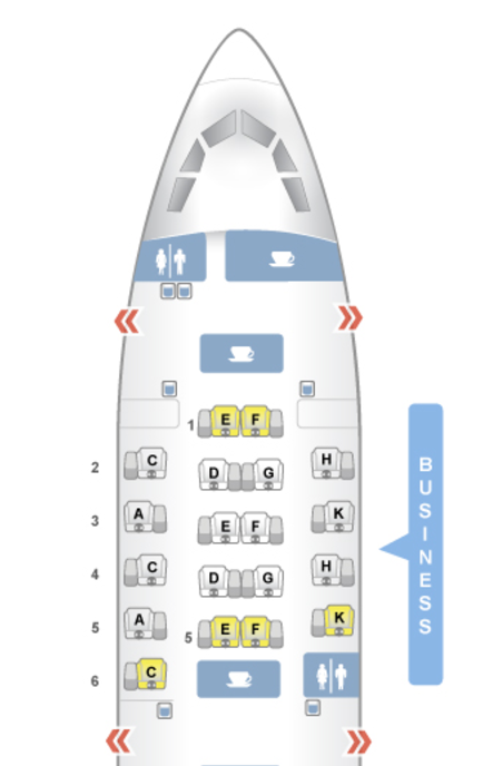 AirBerlin Seatmap per SeatGuru