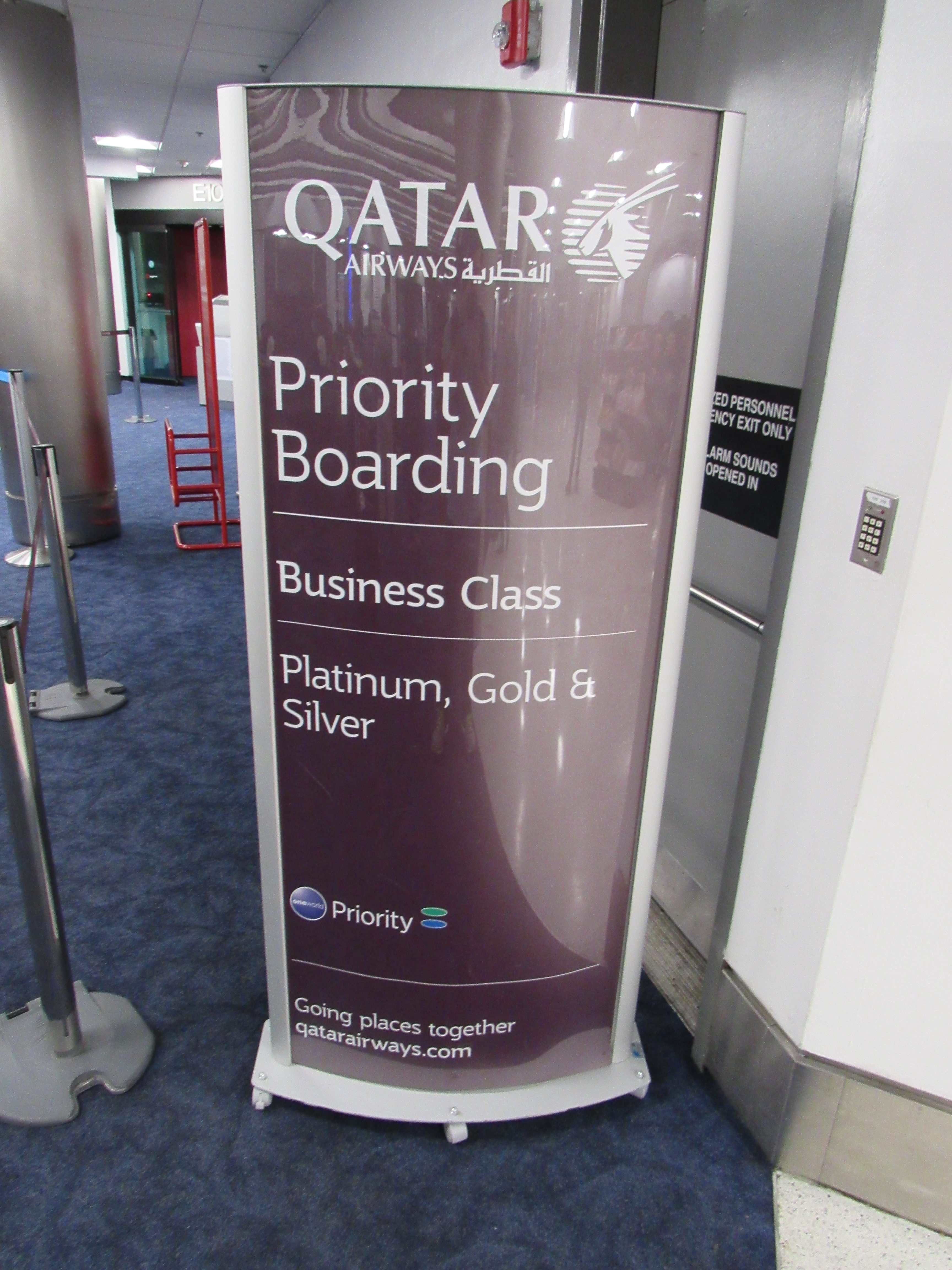Qatar Airways Boarding