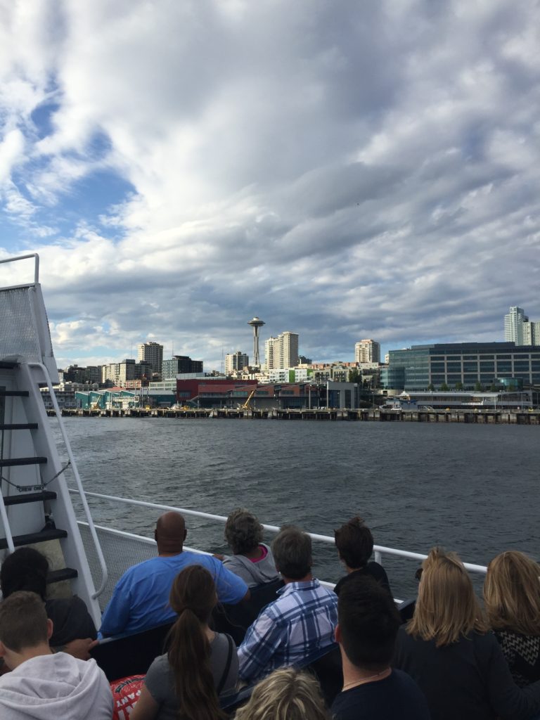 a group of people on a boat