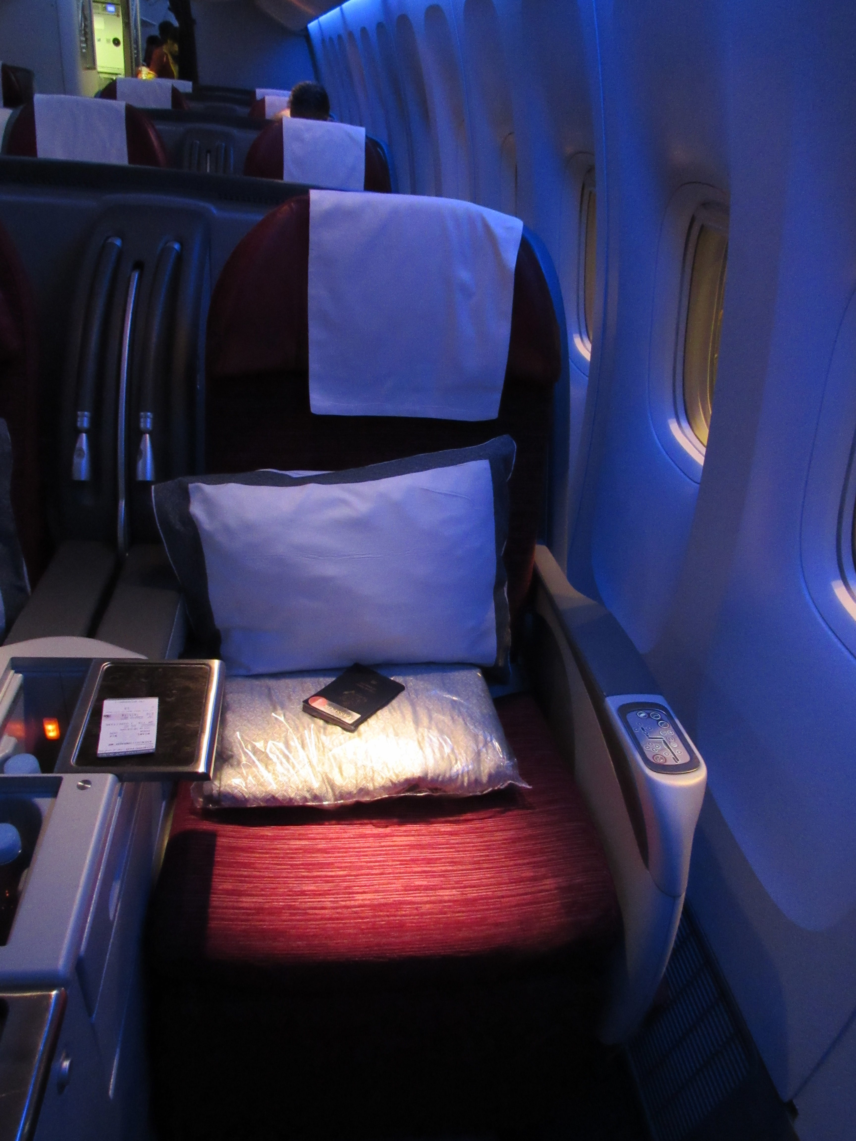 Qatar Airways Business Class Seat