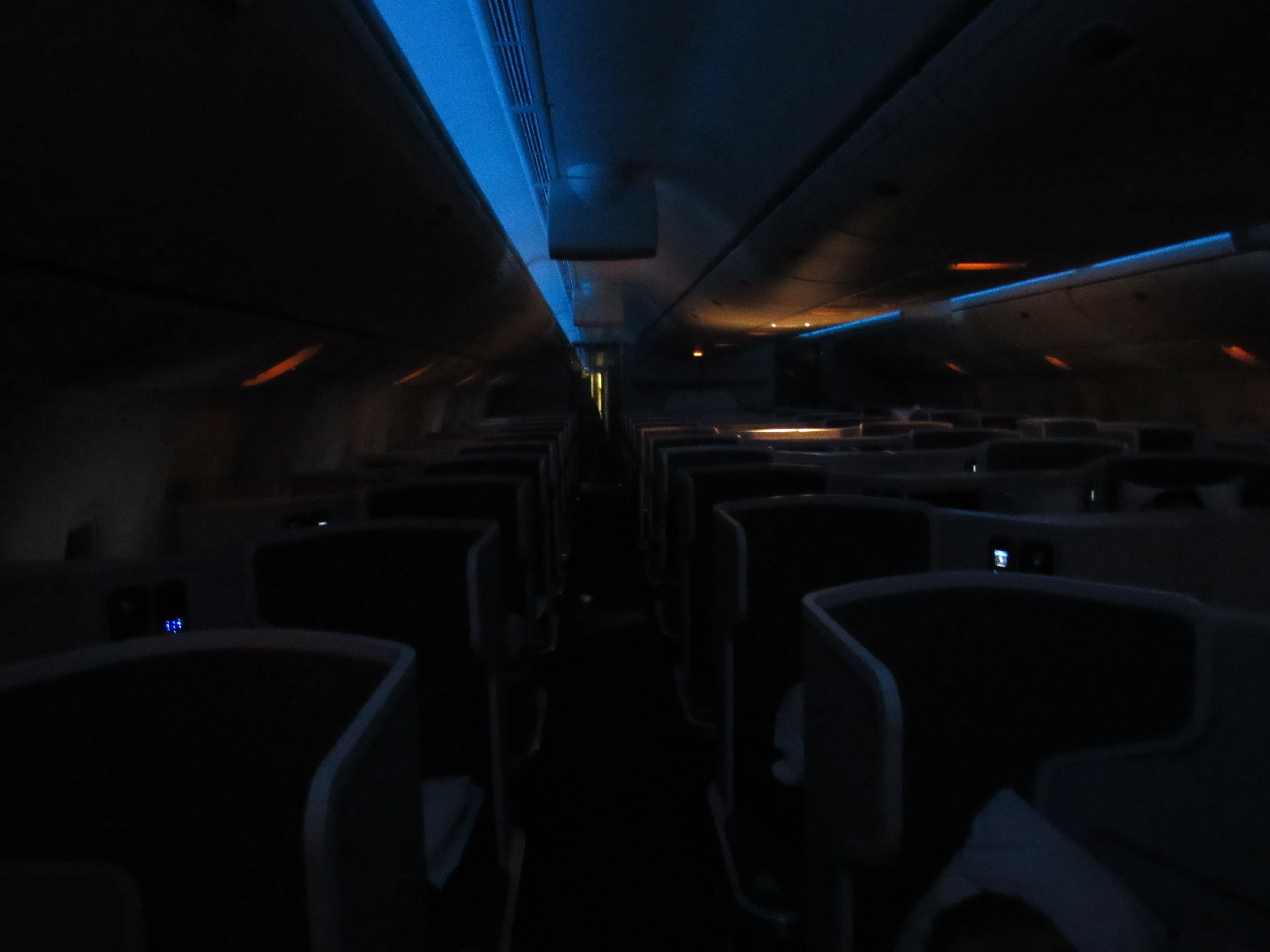Night Time on American's 777