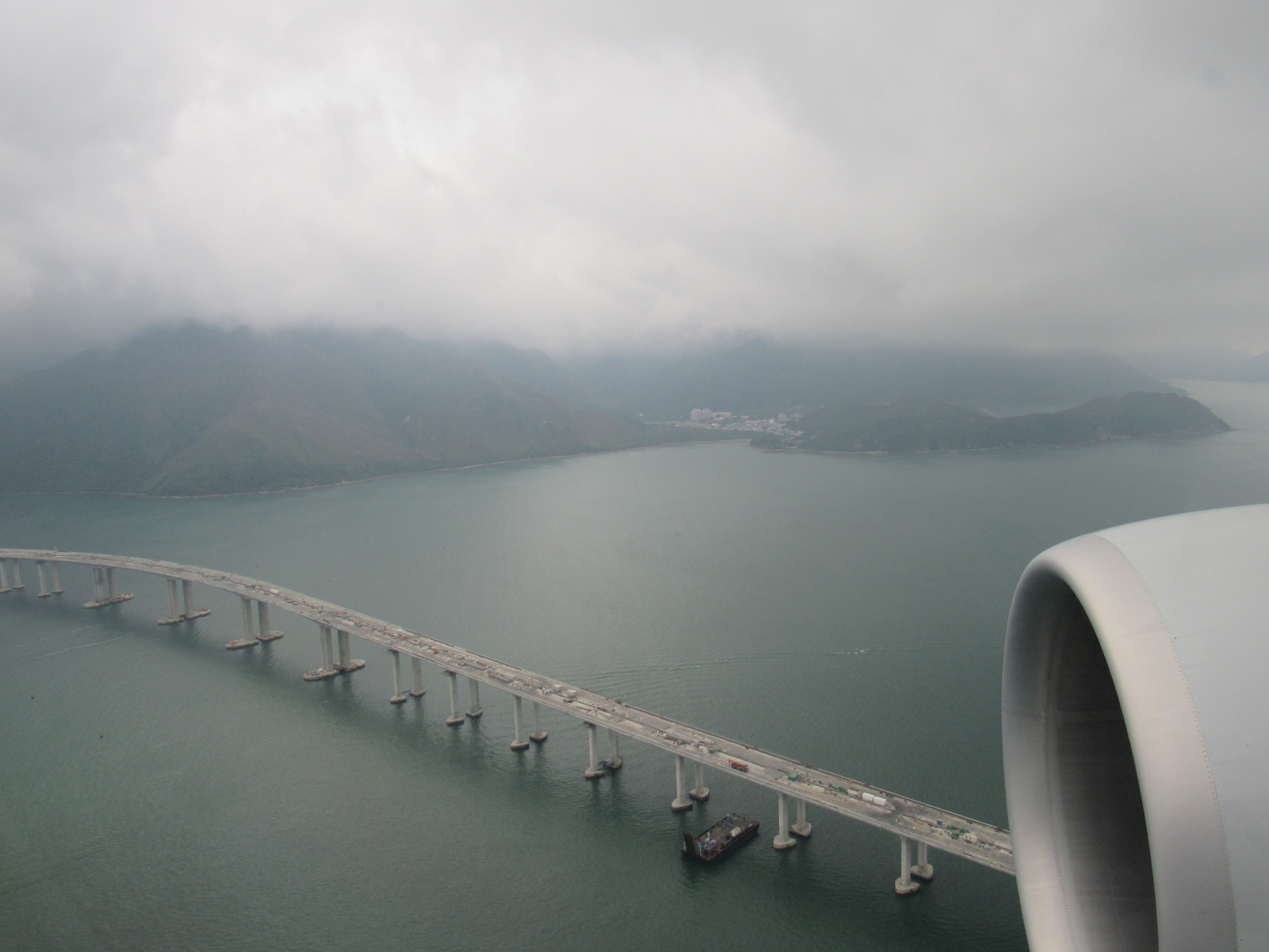 Arrival into HKG