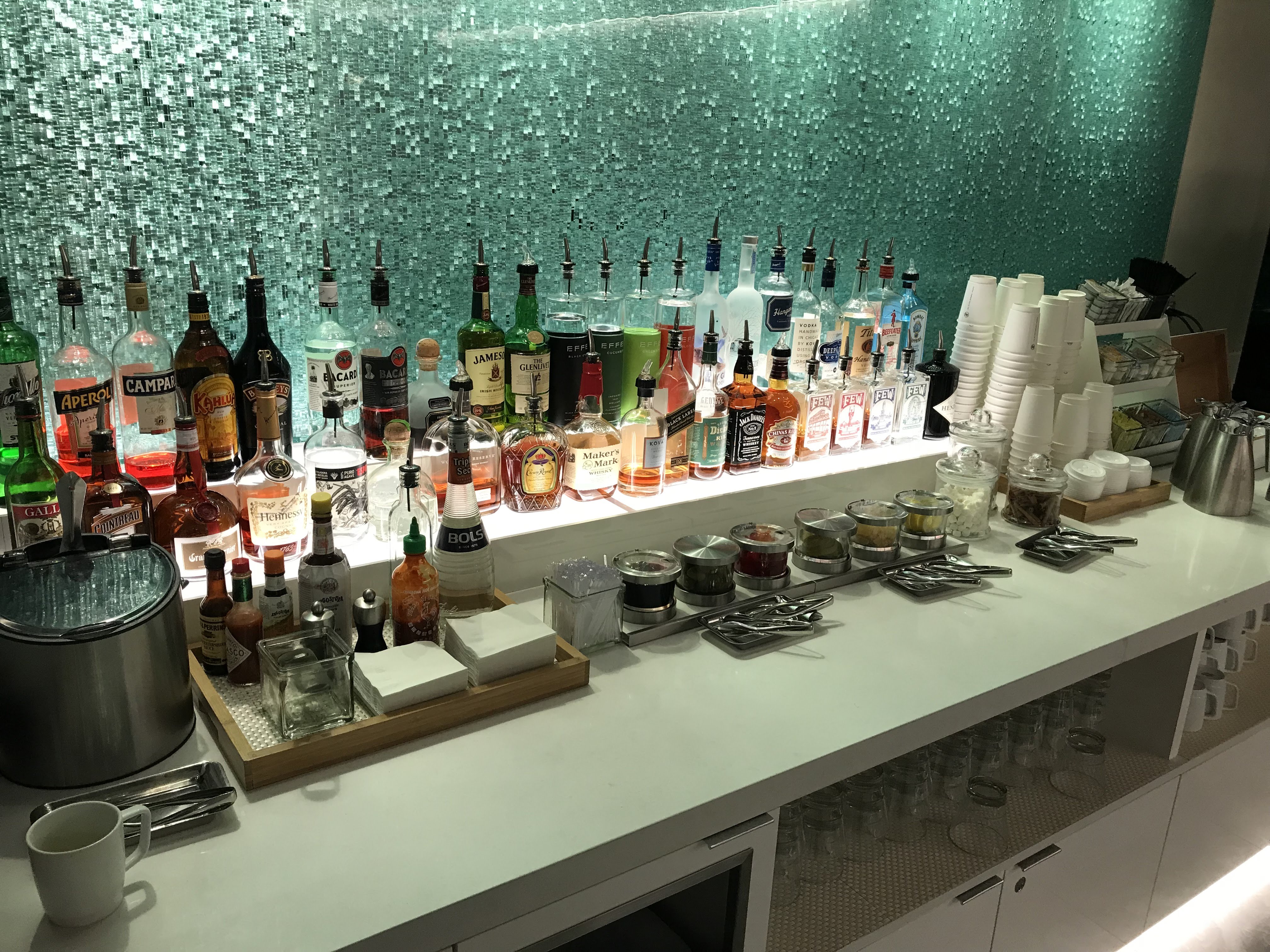 Drinks Selection Flagship Lounge