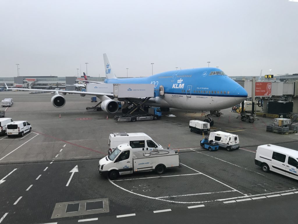 KLM 747-400 AMS