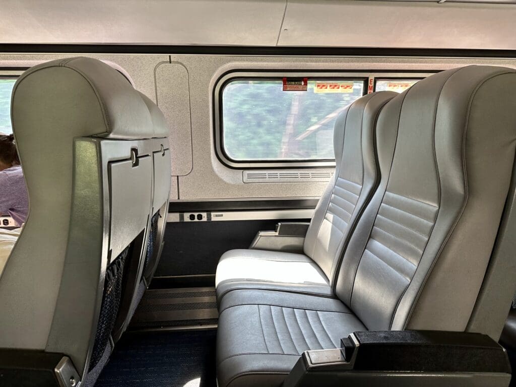 Amtrak Coach Seats Vs Business Class Two Birds Home