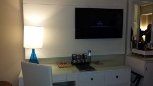 Desk space in a the Hilton Cabana room.