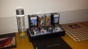 Mini-bar snacks sold in rooms at the Hilton Cabana.