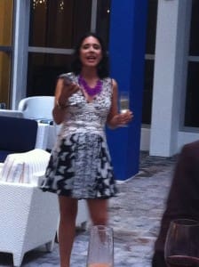 Jim Craven of Tnooz snapped this pic of me giving my remarks to friends. (Thanks Jim!)