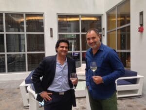Ed Miranda of Hospitality Investors Group and Doug Carrillo of Virgin Hotels.