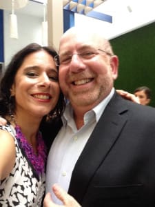 Barb with Israel Kreps.