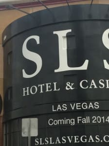 The SLS Hotel & Casino, as seen in 2013. Photo by Barb DeLollis.