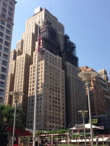 The historic New Yorker hotel is now part of the Wyndham chain and is undergoing a renovation. Photos by Barb DeLollis.