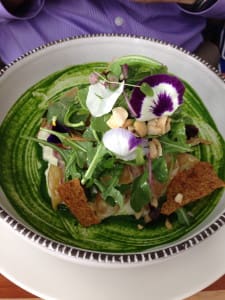 a salad in a bowl