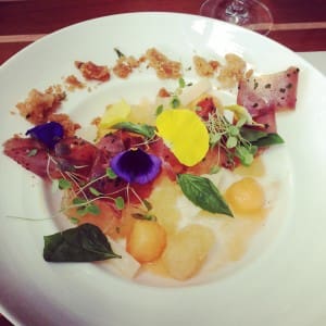 Summer salad at Fiola Mare ($18). Photos by Barb DeLollis.