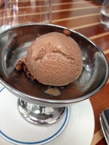 We finished our lunch with a treat that we didn't order. :)