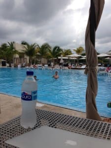 One of the many pools at Moon Palace in Mexico's Cancun area.