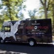 a food truck on the road