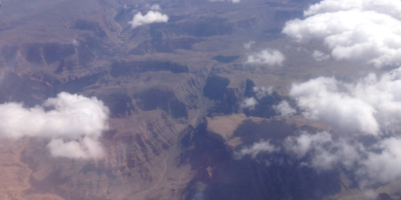 Hello from 30,000 feet (Grand Canyon aerial photos)