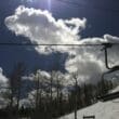 a ski lift on a snowy mountain