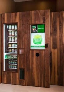 The vending machine filled with healthy food at the Marriott Chicago O'Hare. Photo courtesy of Marriott Hotels.