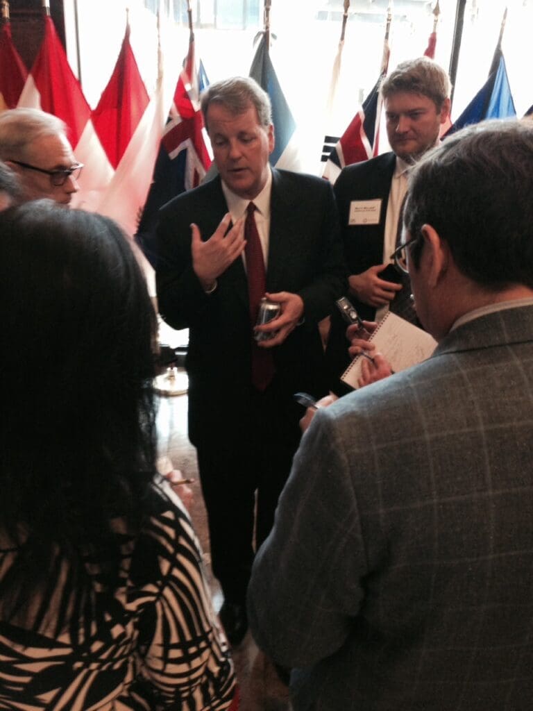 WASHINGTON D.C. - American Airlines CEO Doug Parker at the Aviation Policy Summit. Photo by Barb DeLollis.