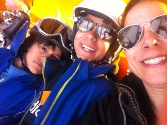 a group of people wearing sunglasses and goggles