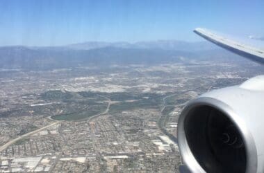 an airplane wing and wing of an airplane