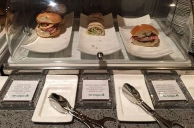 a group of sandwiches on plates