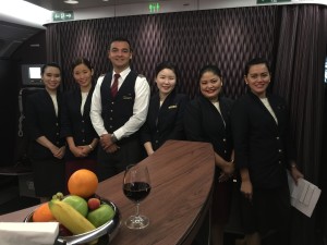 The Amazing Cabin Crew at the Lounge