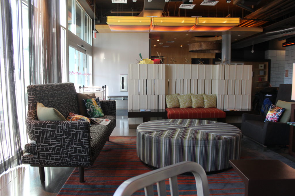 Aloft Las Colinas Lounge in the Lobby