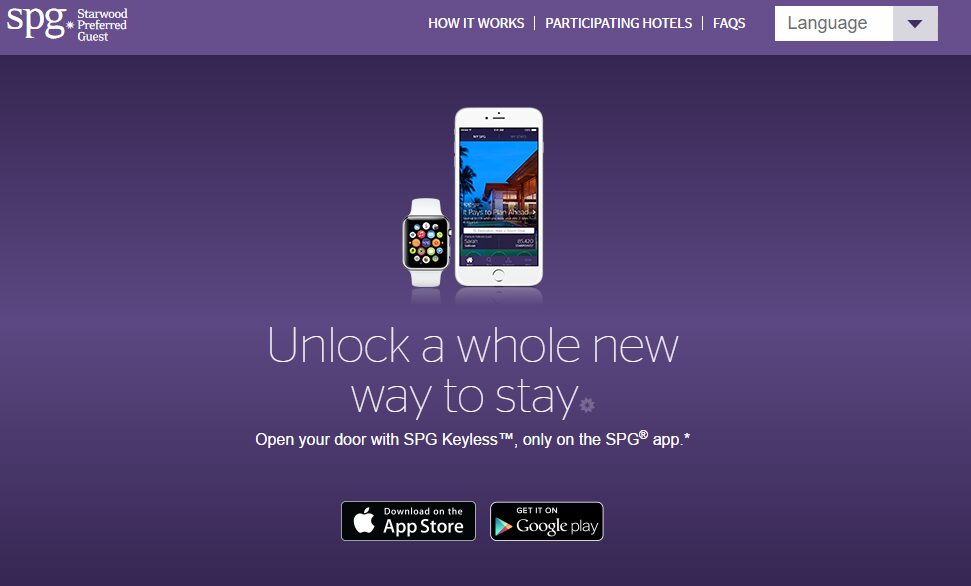 SPG Keyless Promo