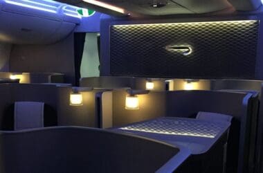 a row of seats in an airplane