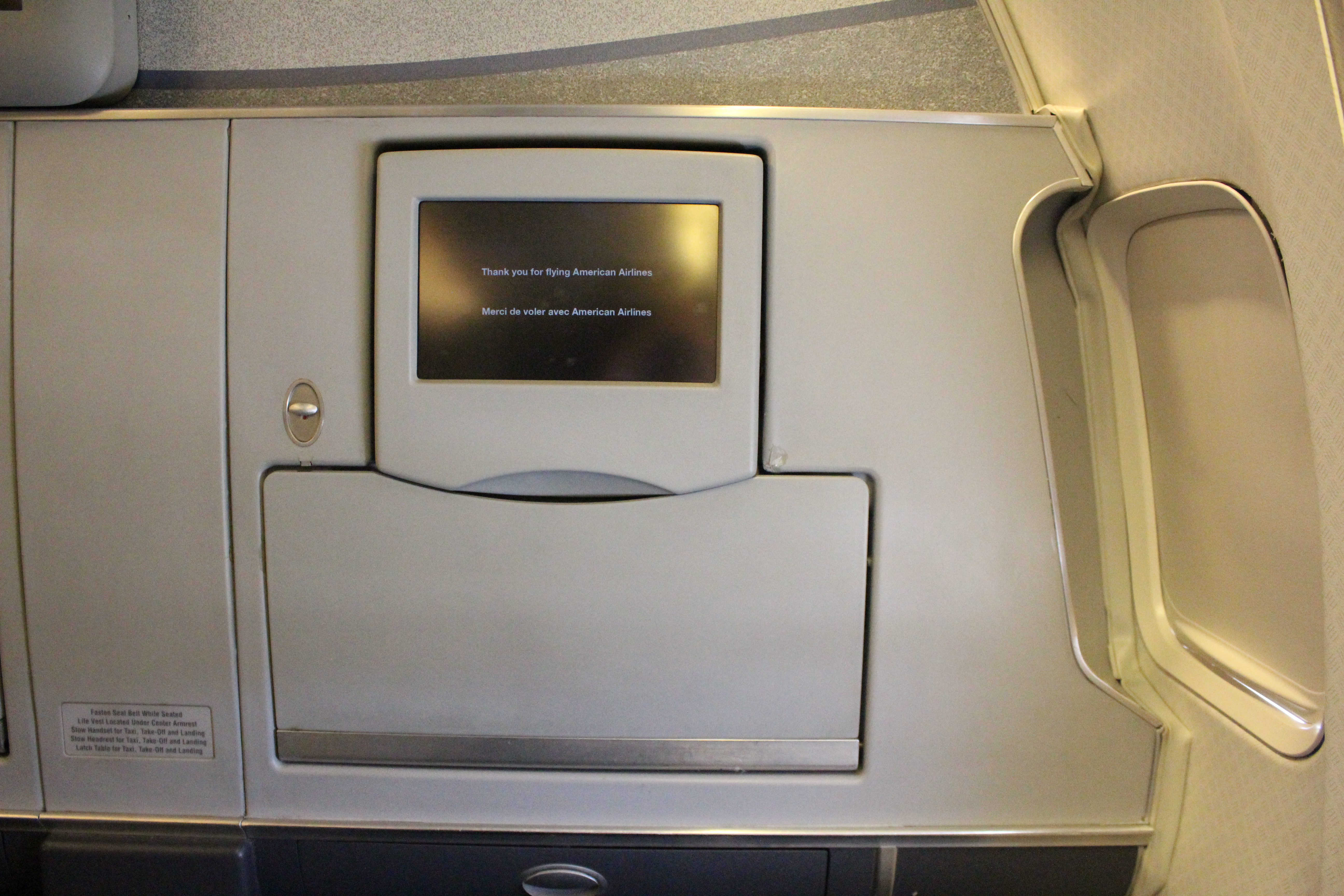 a screen on a plane