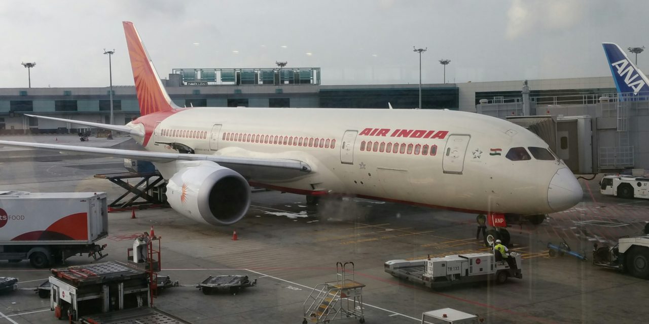 The Air India Dreamliner from Singapore to Delhi with the Family