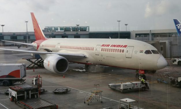 The Air India Dreamliner from Singapore to Delhi with the Family