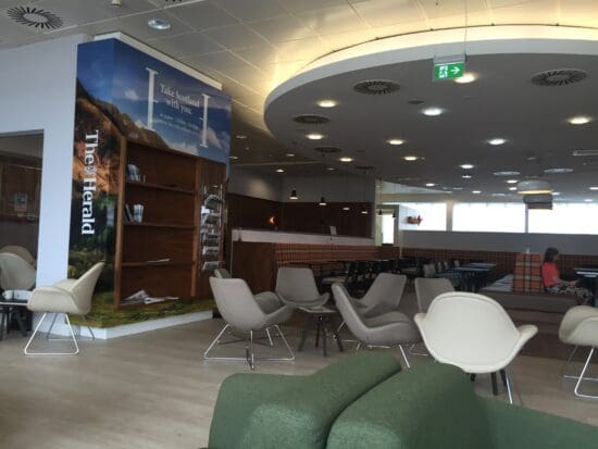 a room with chairs and tables