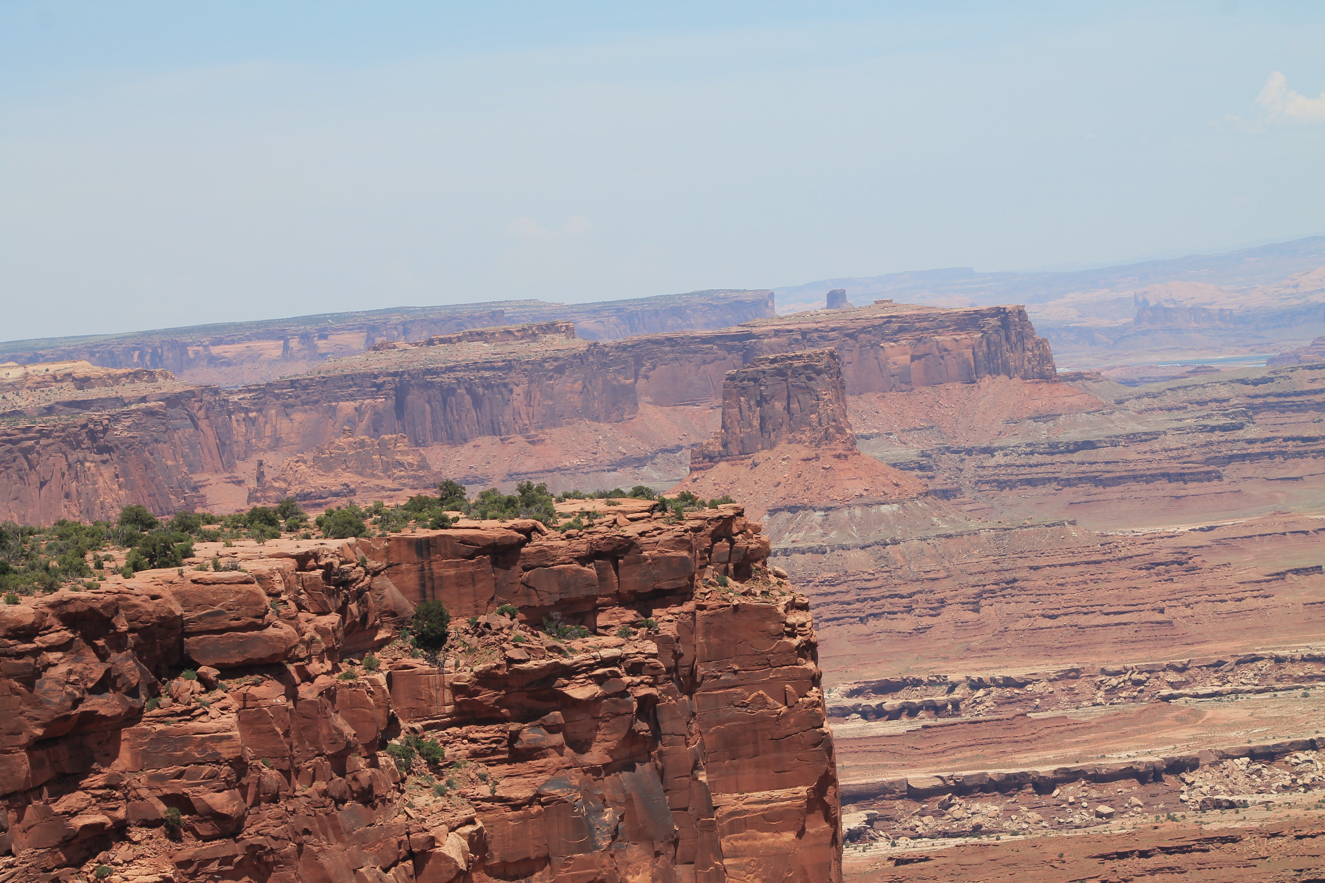 a large red rock canyon