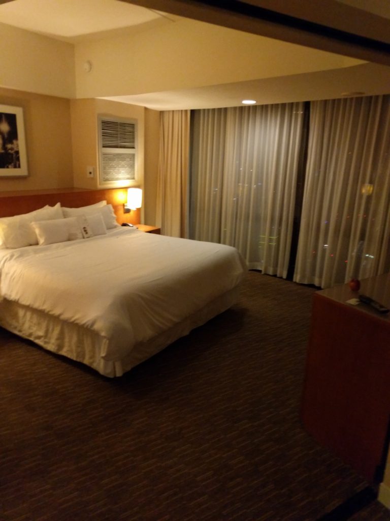 Bedroom in the Tower Suite.