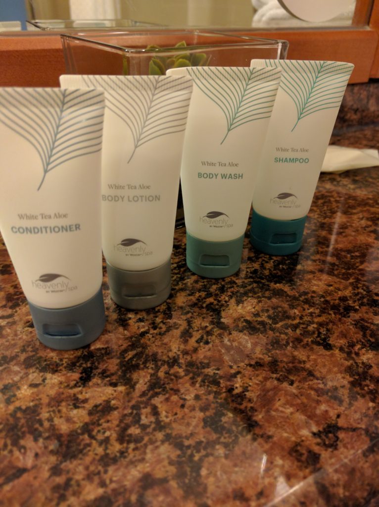 Typical Westin toiletries.