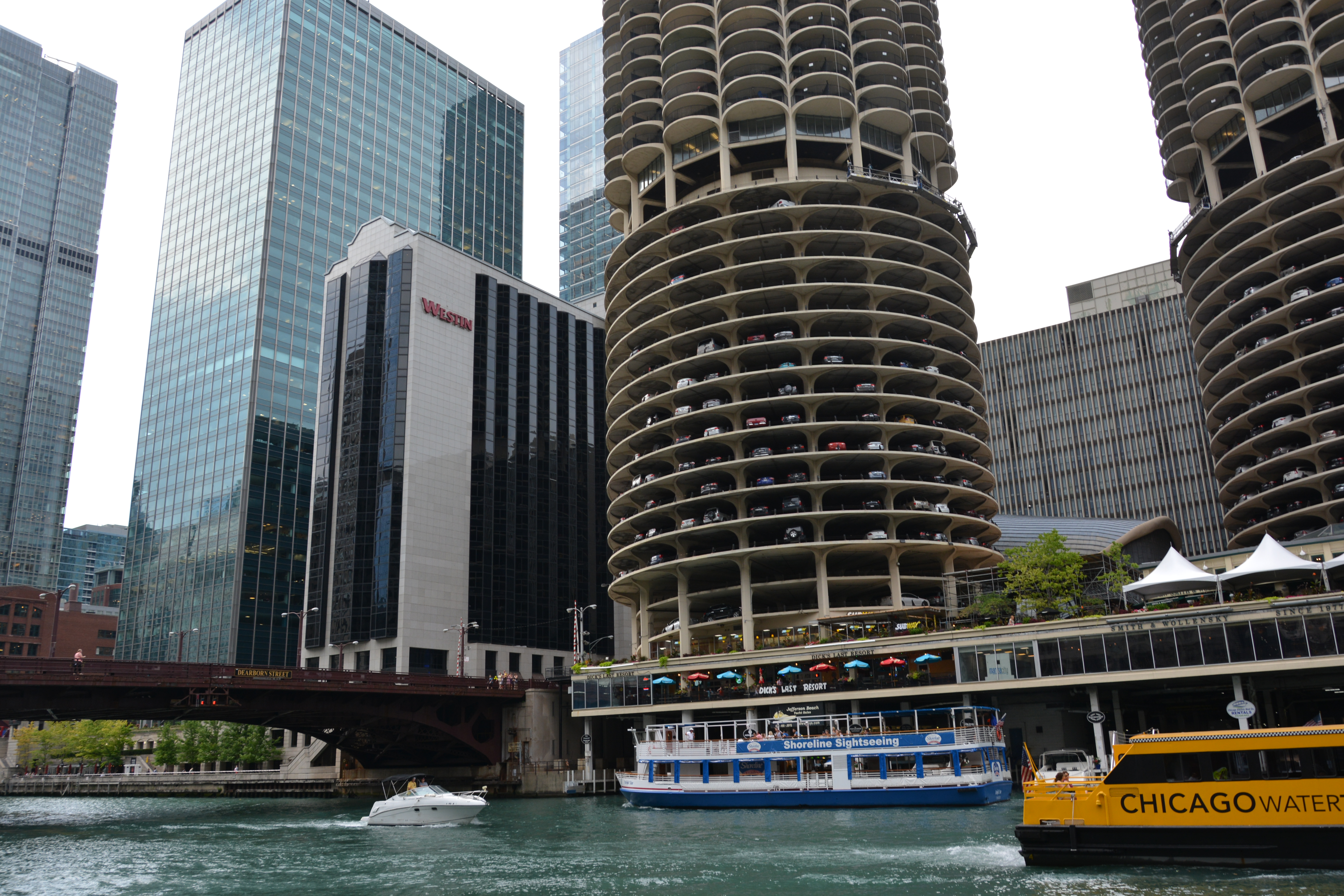 It was fascinating to watch the traffic at the parking garage. - Picture of  The Westin Chicago River North - Tripadvisor