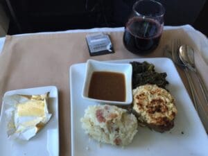 Tender Beef with Mashed Potatoes.