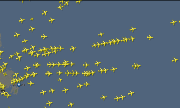 Here’s How Airliners Cross the Atlantic Ocean