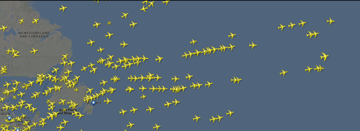 Here’s How Airliners Cross the Atlantic Ocean