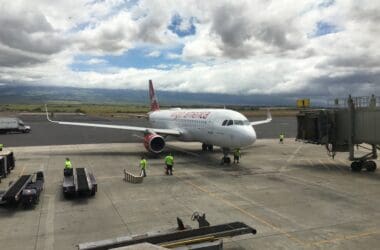 a plane on the tarmac