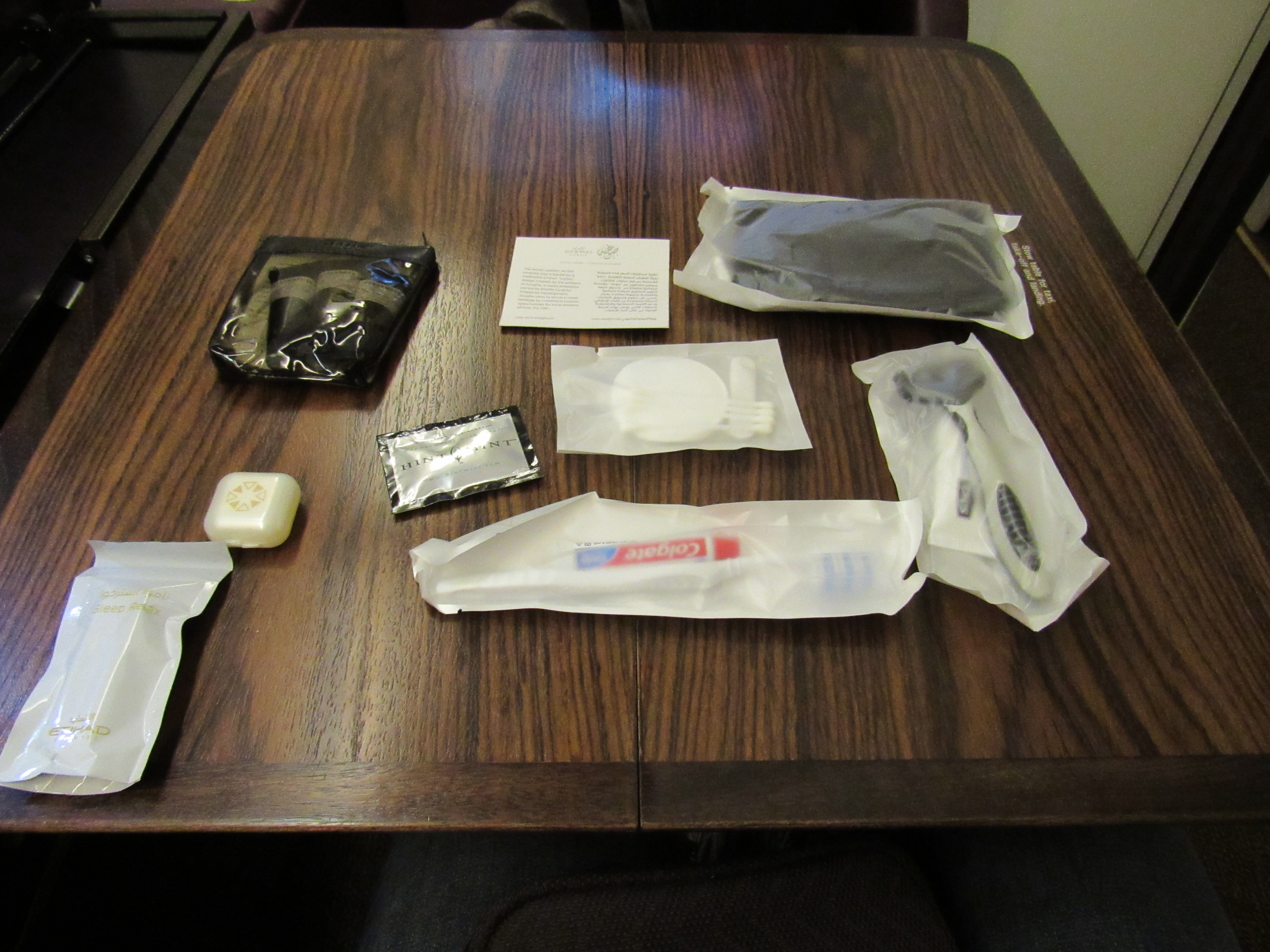 Amenity Kit Contents