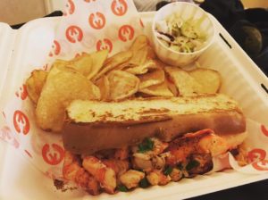 Spicy Lobster Roll. Lots of Vinegar.