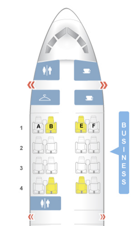 Seat Map (per SeatGuru)