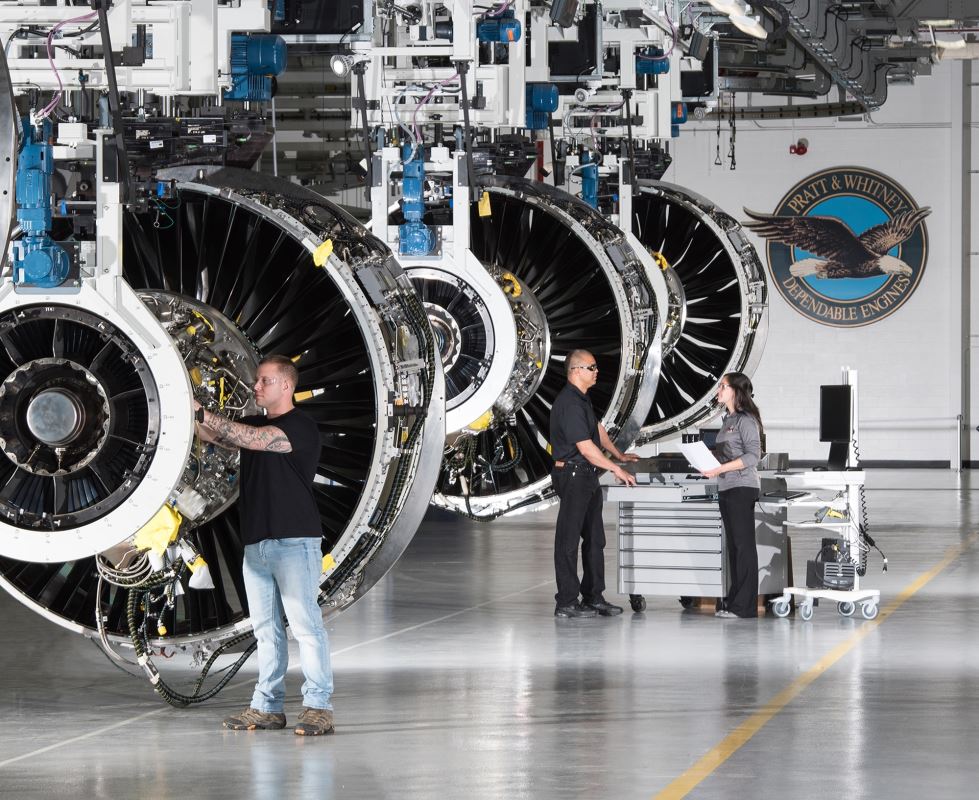 a group of people working in a factory