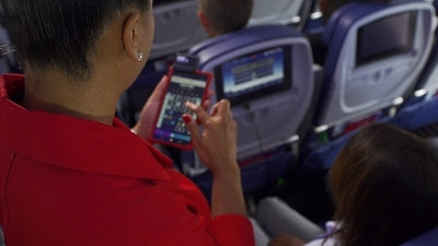 a woman using a cell phone